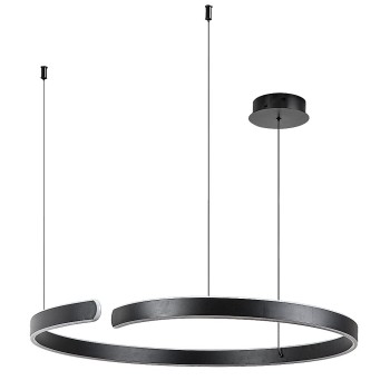 Lustra LED Silnora negru Rabalux 72115, 45W