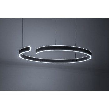 Lustra LED Silnora negru Rabalux 72115, 45W
