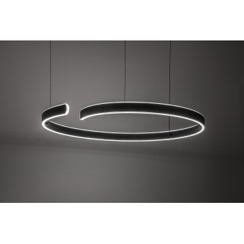 Lustra LED Silnora negru Rabalux 72115, 45W