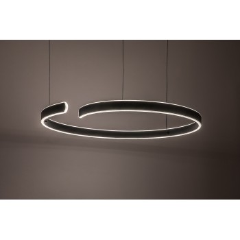 Lustra LED Silnora negru Rabalux 72115, 45W