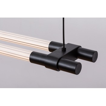 Lustra LED Nivaro negru Rabalux 72169, 28W