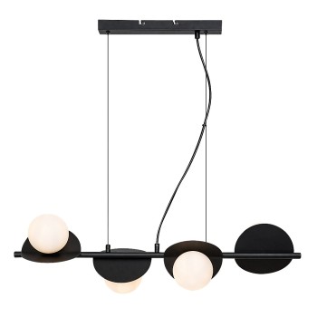 Lustra LED Jules negru Rabalux 72225, 4xG9