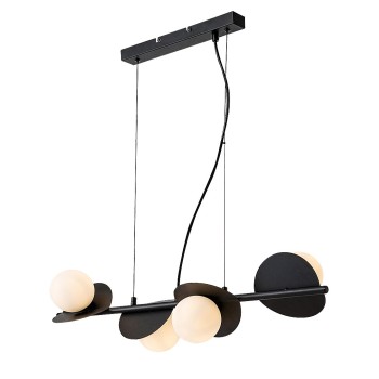 Lustra LED Jules negru Rabalux 72225, 4xG9