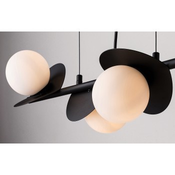 Lustra LED Jules negru Rabalux 72225, 4xG9