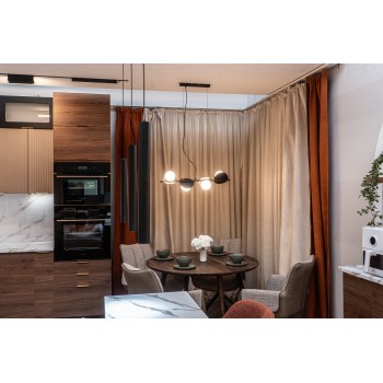 Lustra LED Jules negru Rabalux 72225, 4xG9