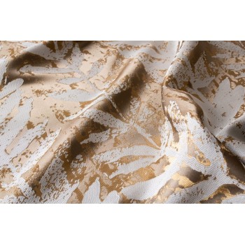 Material draperie Mendola decor Leto, latime 280cm, auriu-bej