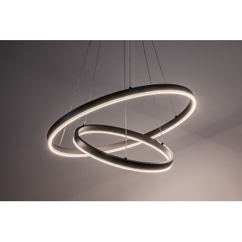 Lustra LED Isaure negru Rabalux 72305, 80W