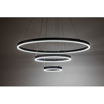 Lustra LED Isaure negru Rabalux 72306, 100W