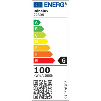 Lustra LED Isaure negru Rabalux 72306, 100W