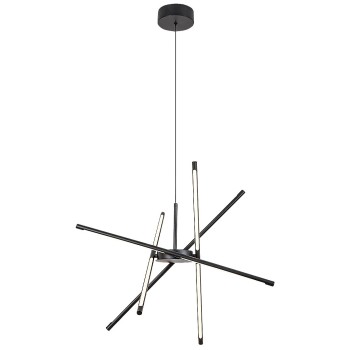 Lustra LED Henli2 negru Rabalux 72338, 40W