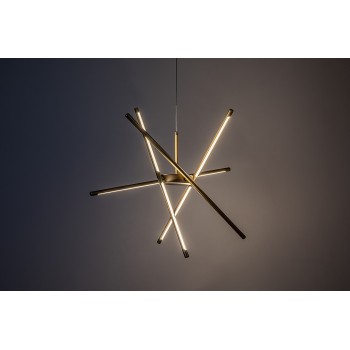 Lustra LED Henli2 auriu Rabalux 72339, 40W