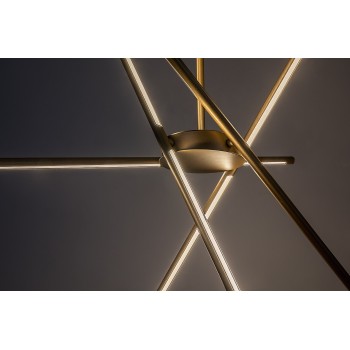 Lustra LED Henli2 auriu Rabalux 72339, 40W