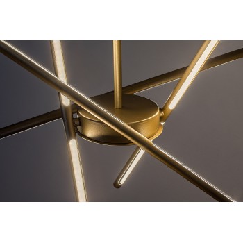Lustra LED Henli2 auriu Rabalux 72339, 40W
