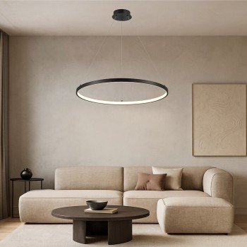 Lustra LED Beliza negru Rabalux 72344, 55W