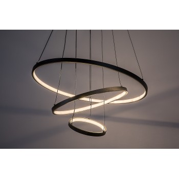 Lustra LED Beliza negru Rabalux 72346, 90W