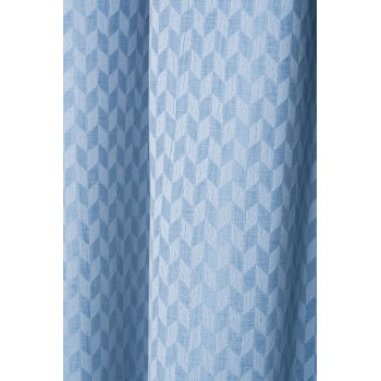 Material draperie Mendola decor Ravelo, latime 280cm, albastru - 1