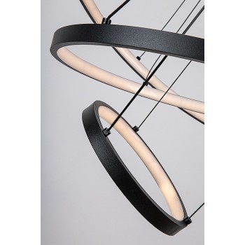 Lustra LED Beliza negru Rabalux 72346, 90W