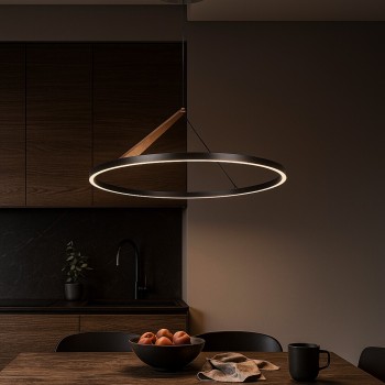 Lustra LED Renara negru/ auriu Rabalux 72352, 40W