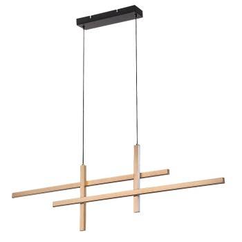 Lustra LED Severine negru/ auriu Rabalux 72366, 40W