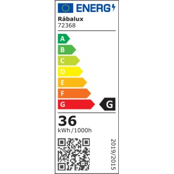 Lustra LED Malwen crom Rabalux 72368, 36W