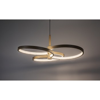 Lustra LED Isidora gri-bej Rabalux 72400, 50W