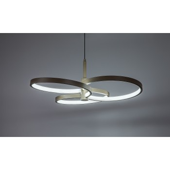 Lustra LED Isidora gri-bej Rabalux 72400, 50W