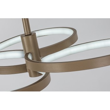 Lustra LED Isidora gri-bej Rabalux 72400, 50W