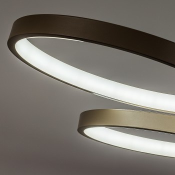 Lustra LED Isidora gri-bej Rabalux 72400, 50W