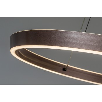 Lustra LED Nevira maro cafea periat Rabalux 72402, 36W