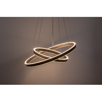 Lustra LED Nevira maro cafea periat Rabalux 72403, 45W