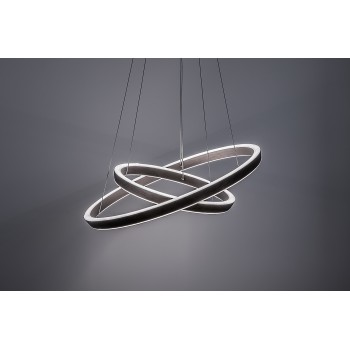 Lustra LED Nevira maro cafea periat Rabalux 72403, 45W