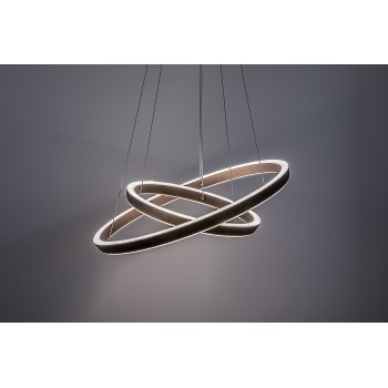 Lustra LED Nevira maro cafea periat Rabalux 72403, 45W