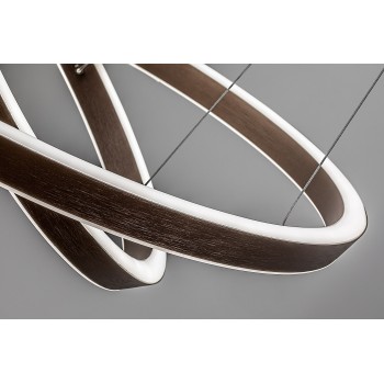 Lustra LED Nevira maro cafea periat Rabalux 72403, 45W