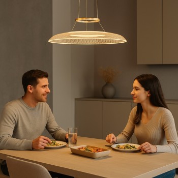 Lustra LED Zofrael auriu Rabalux 72411, 24W