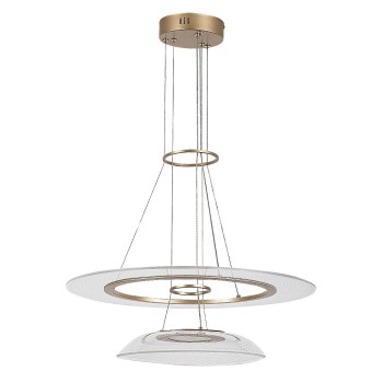 Lustra LED Zofrael auriu Rabalux 72412, 36W