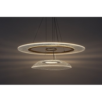 Lustra LED Zofrael auriu Rabalux 72412, 36W