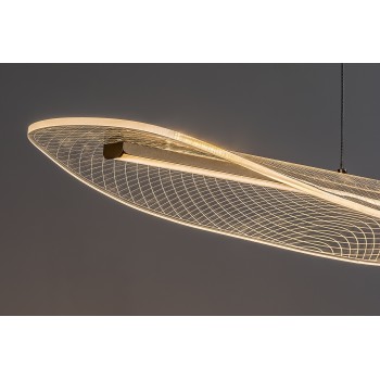 Lustra LED Zofrael auriu Rabalux 72413, 32W