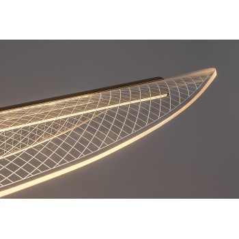 Lustra LED Zofrael auriu Rabalux 72413, 32W