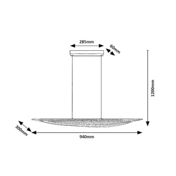 Lustra LED Zofrael auriu Rabalux 72413, 32W