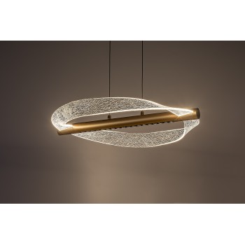 Lustra LED Olyssia auriu Rabalux 72463, 24W