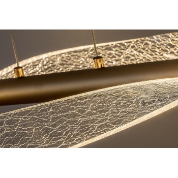 Lustra LED Olyssia auriu Rabalux 72463, 24W