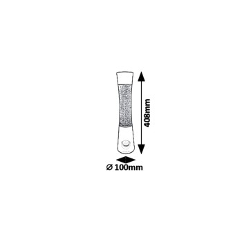 Lampa decorativa Carnival negru Rabalux 6949, 5W