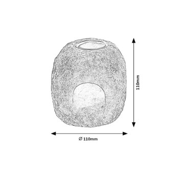 Lampa decorativa Saltor portocaliu Rabalux 76024