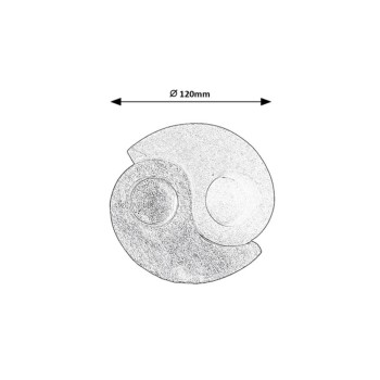 Lampa decorativa Soluna negru/ alb Rabalux 76034