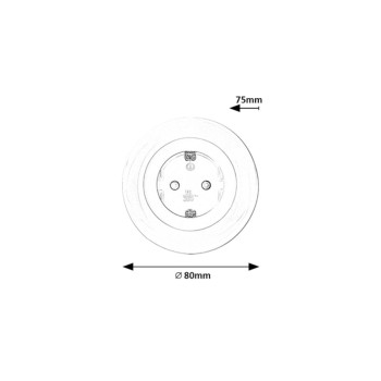 Lampa LED camera copiilor Abel alb Rabalux 76011, 0.5W
