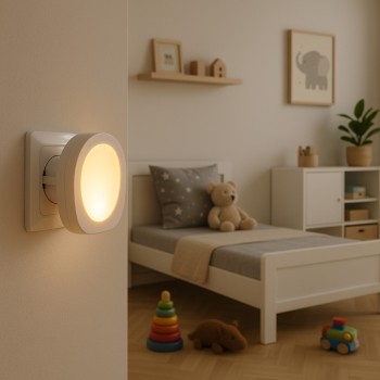 Lampa LED camera copiilor Billy alb Rabalux 4647, 0.5W