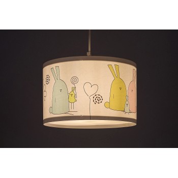 Lampa camera copiilor Flappy alb Rabalux 72166, 1xE27