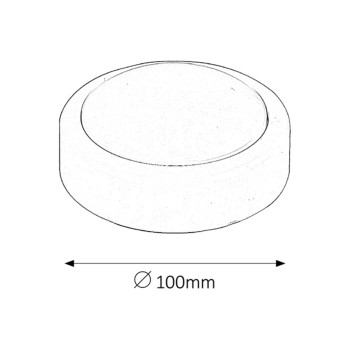 Lampa LED camera copiilor Push light alb Rabalux 4703, 0.3W