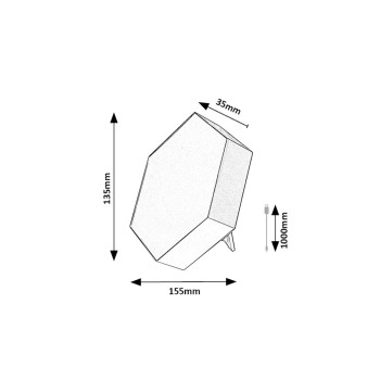 Lampa LED camera copiilor Jocker negru Rabalux 76023, 1W