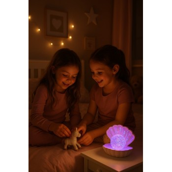 Lampa LED camera copiilor Sparkly alb Rabalux 76030, 0.8W